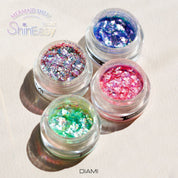 DIAMI Shine easy - MERMAID SHELL 4pc aurora glitter set