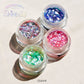 DIAMI Shine easy - MERMAID SHELL 4pc aurora glitter set