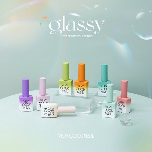 VERY GOOD NAIL Glassy 8pc collection
