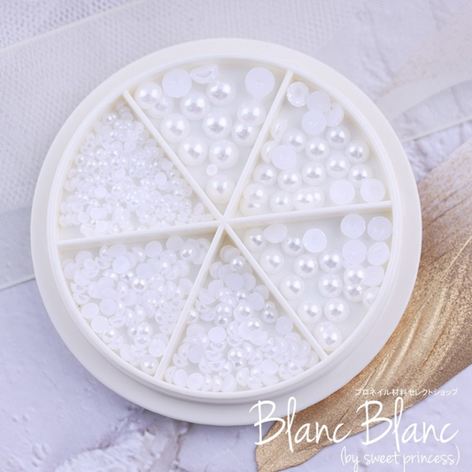 BLANC BLANC half pearl set (incl. 4 sizes)