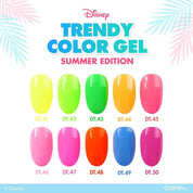DGEL X DISNEY Trendy colour gel summer edition - 10pc collection
