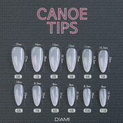 DIAMI canoe tip soft gel extension system