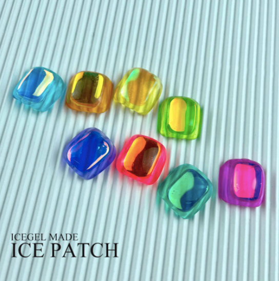 ICE GEL Ice patch Pre-cut aurora nail film - 9 colours!