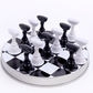 THE GEL Check print chess magnetic tip stand set