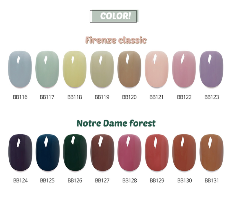 DIAMI BB POP Notre damn forest 8pc collection