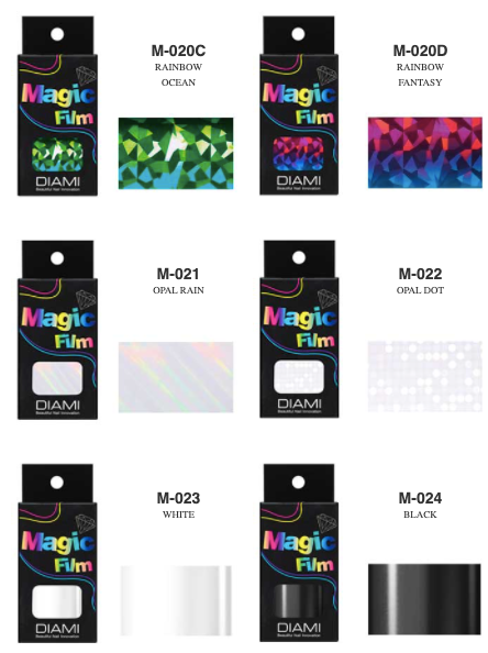DIAMI Magic film - transfer foil 39 types