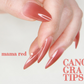 CANOE Gra tips pre-ombre soft gel extensions - Coral pink & Mama red NEW