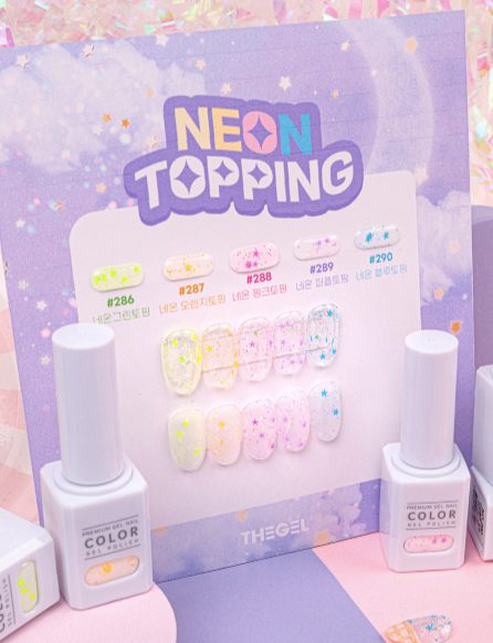 THE GEL Neon topping collection
