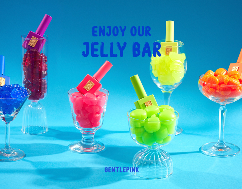 GENTLE PINK Jelly Bar collection / individual Luna Beauty Store Australia