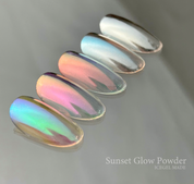 ICE GEL Sunset glow chrome powder - colours