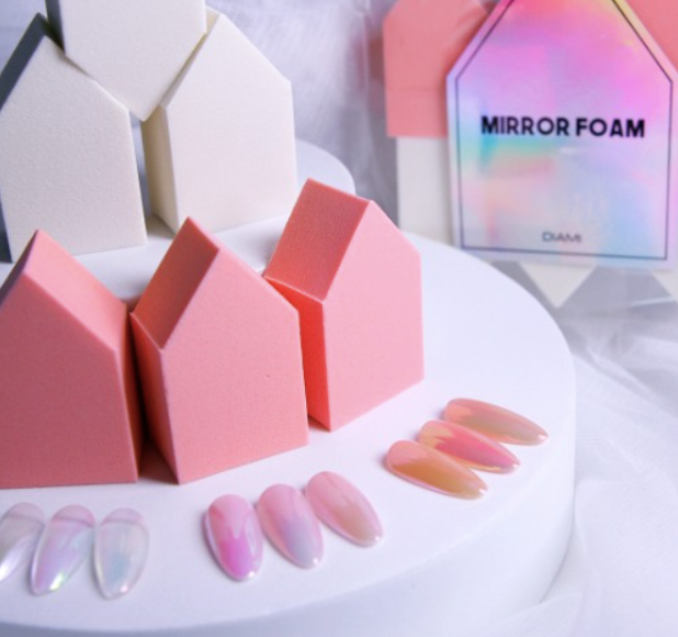 DIAMI Mirror foam - sponge for chrome application 6pc