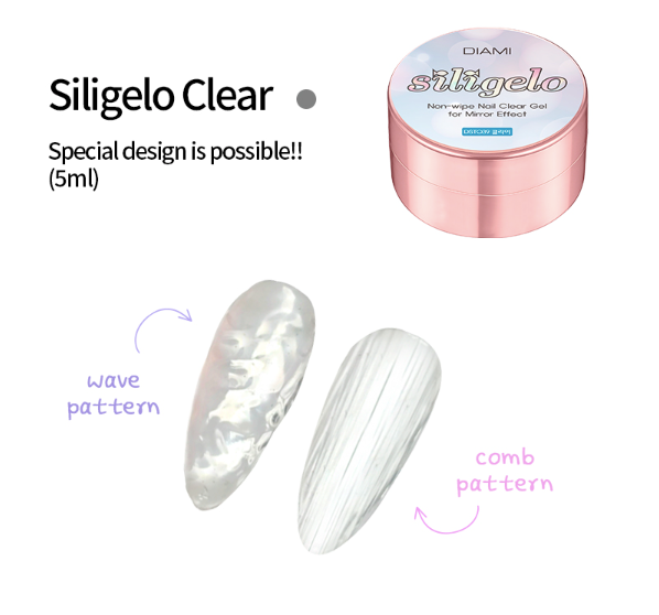 DIAMI Siligelo 3d clear - no wipe gel for chrome