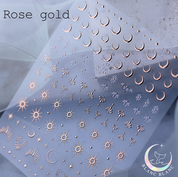 BLANC BLANC custom made mood stickers - Rose Gold