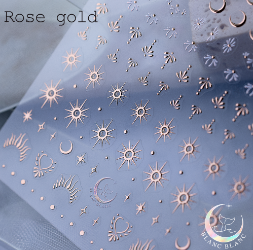 BLANC BLANC custom made mood stickers - Rose Gold