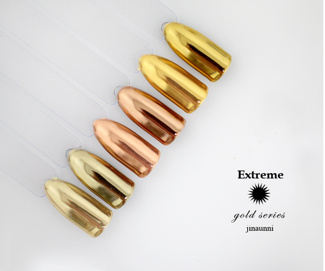 JINAUNNI Extreme gold chrome powder - 3 types