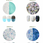 POCHIT X TAELIM Perfect taem 7pc glitter + chrome set - 4th edition