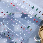 BLANC BLANC custom made stickers - Rudolph's wish