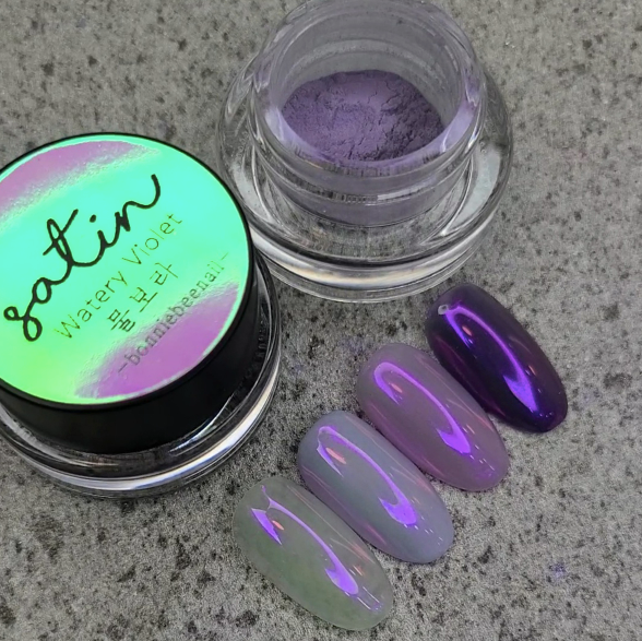 BONNIEBEE Satin chrome powder - Watery violet
