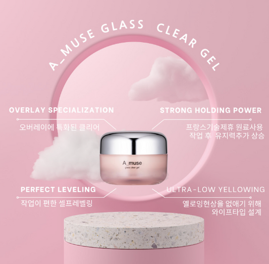 A_MUSE Glass clear gel 30g - builder gel