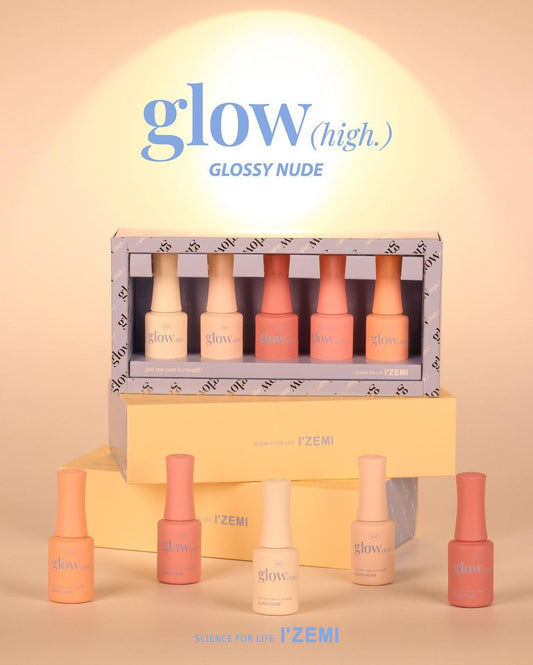 IZEMI Glow high - 5pc collection (colour gel + overlay)