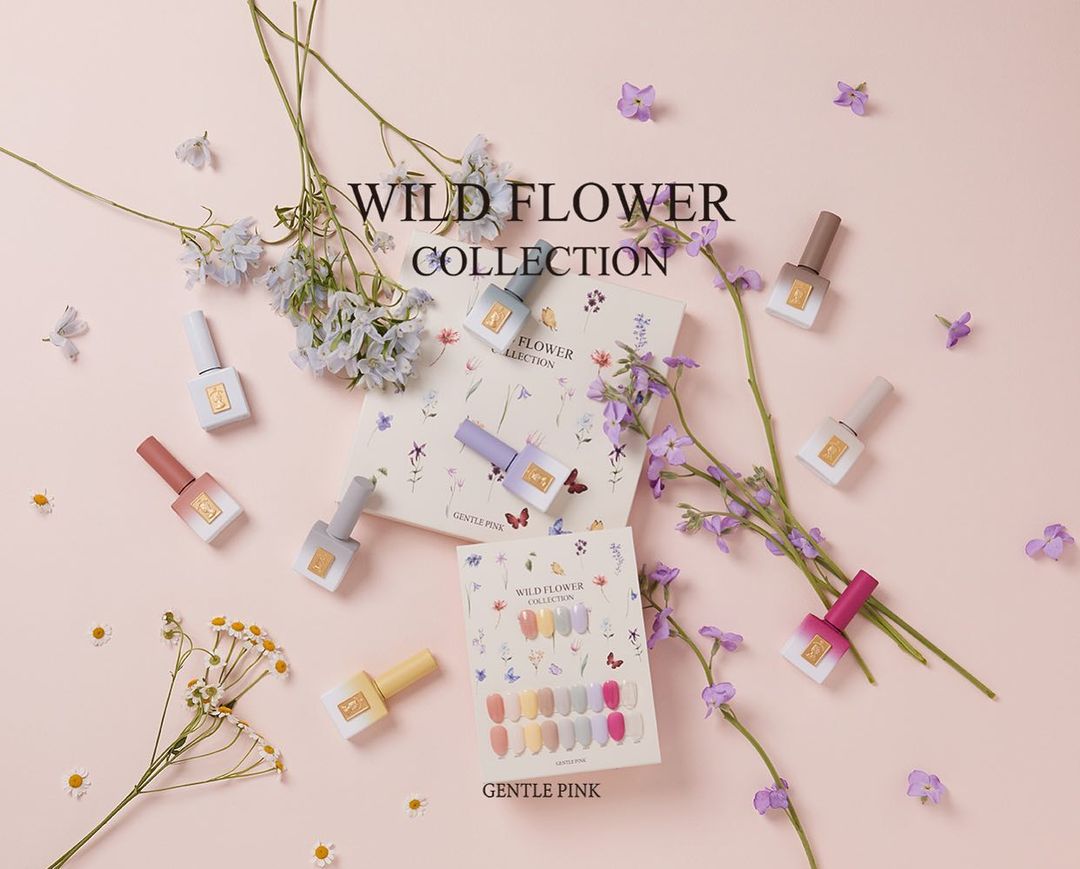 GENTLE PINK Sherbet - Wild Flower 8pc collection