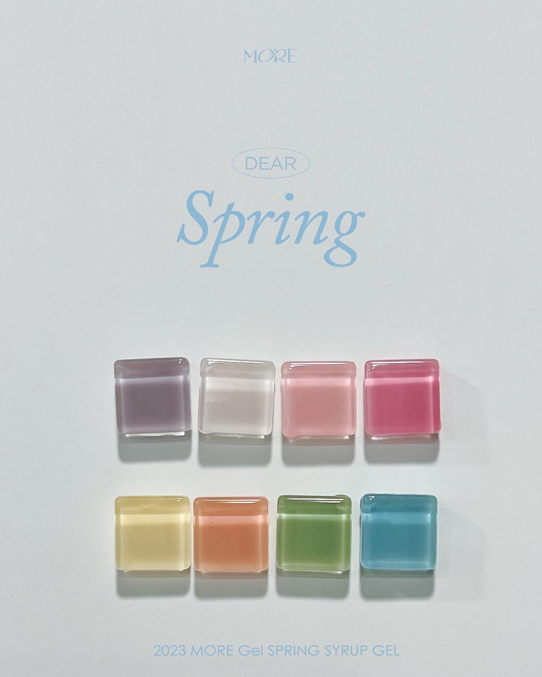 MORE GEL Dear spring 8pc syrup collection