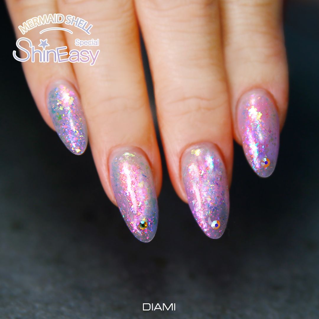 DIAMI Shine easy - MERMAID SHELL 4pc aurora glitter set