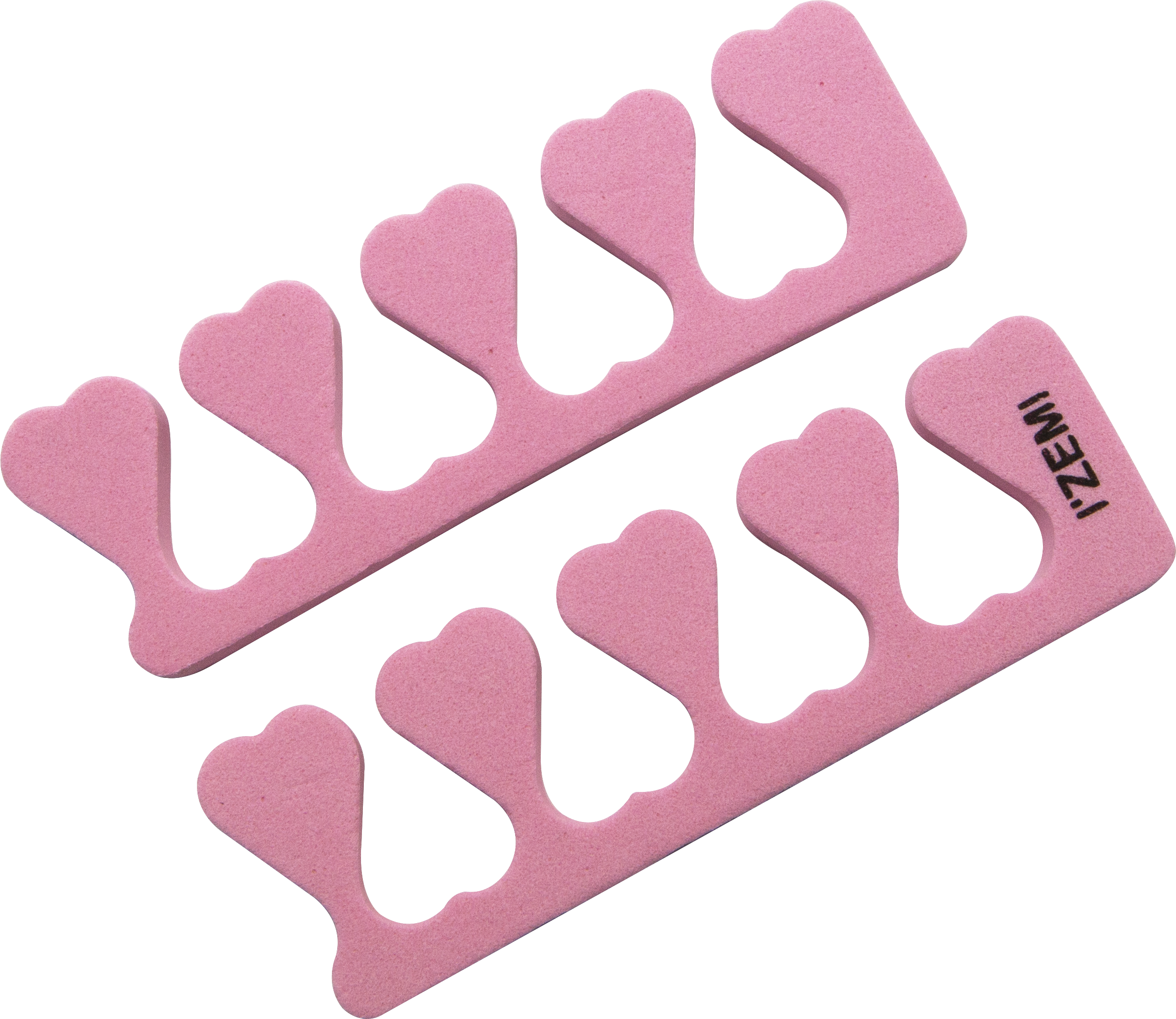 Pink foam toe separators - 2pc