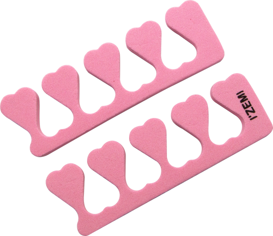 Pink foam toe separators - 2pc