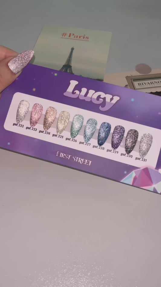 FIRST STREET Lucy 10pc collection - Magnetic + reflective glitter