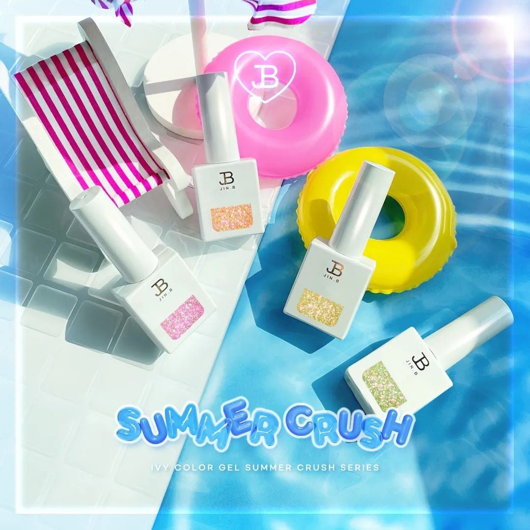 JIN.B Summer crush 8pc collection - reflective glitter