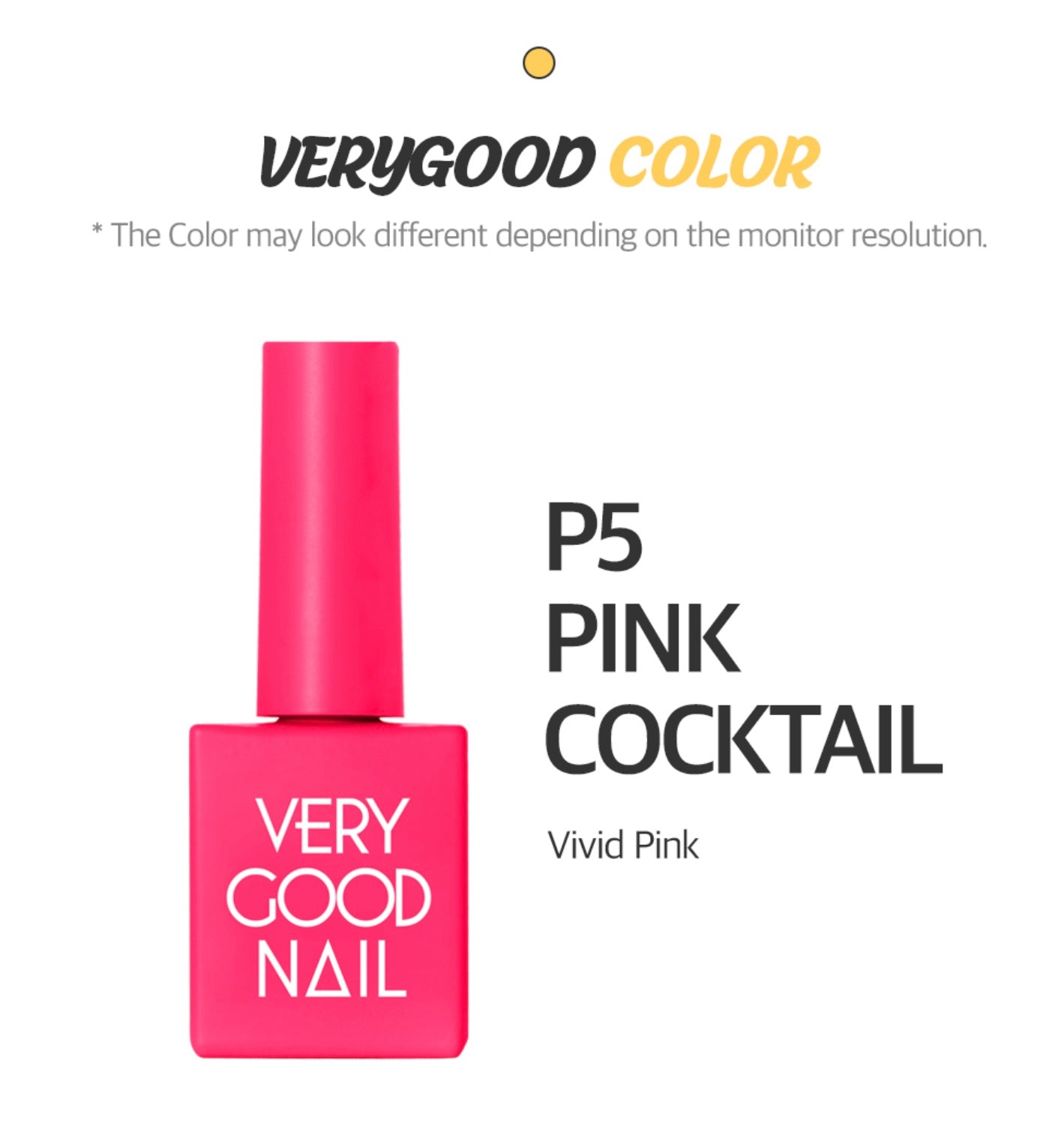 VERY GOOD NAIL P5 pink cocktail