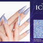 AURORA QUEEN tapis blanc glitter gel individual/set