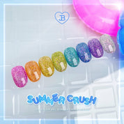 JIN.B Summer crush 8pc collection - reflective glitter