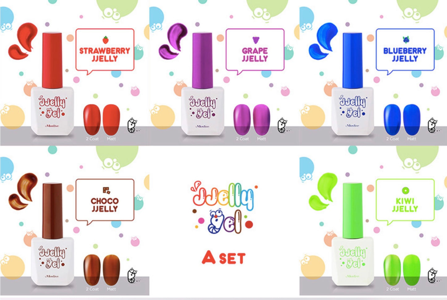 MOSTIVE Jjelly gel 10pc collection - Australia only
