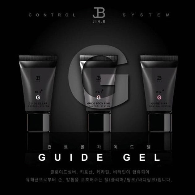 JIN.B control guide gel - polygel 3 colours