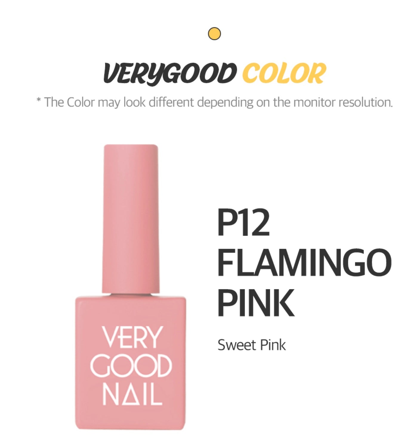 VERY GOOD NAIL P12 flamingo pink