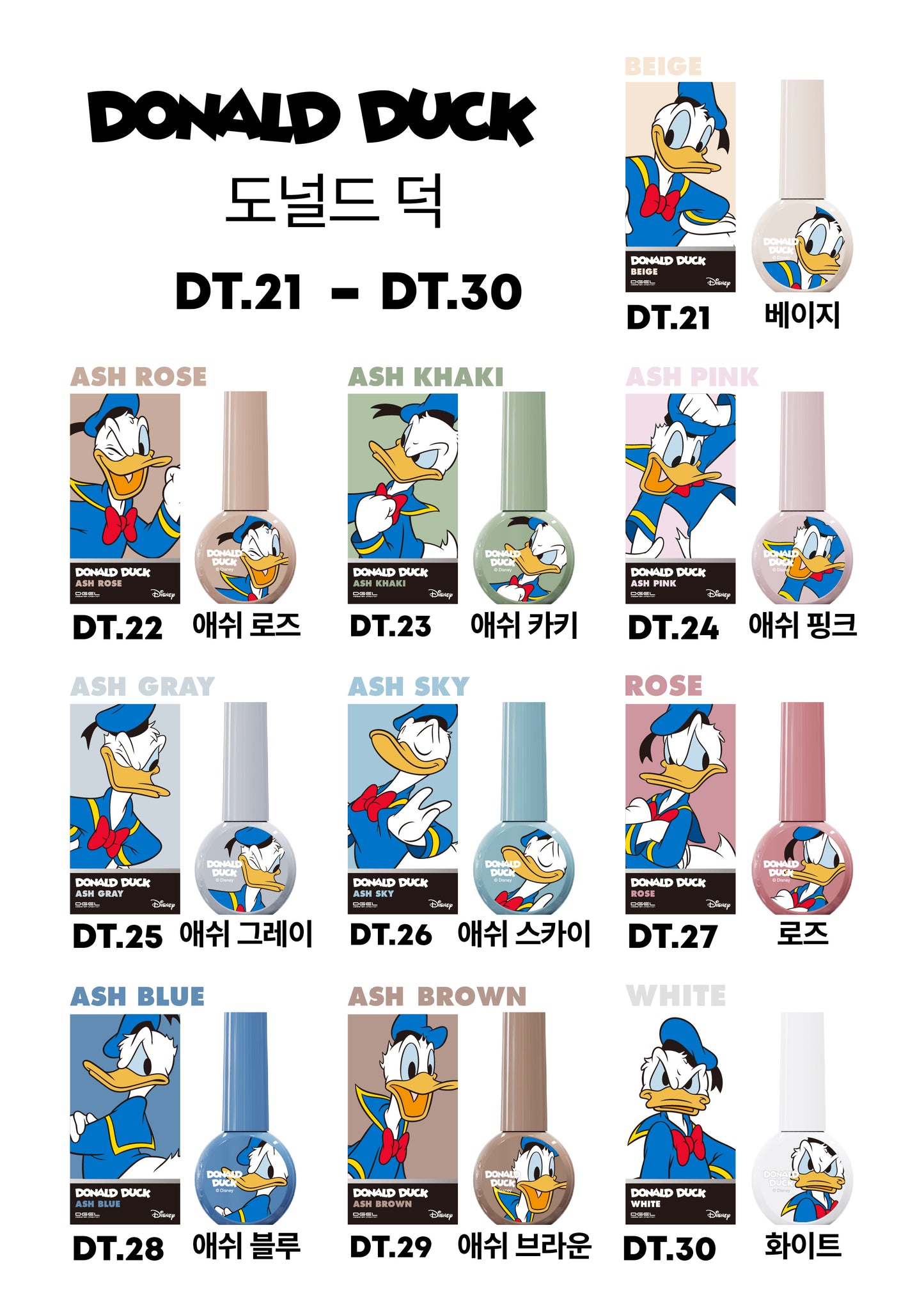 DGEL X DISNEY Mickey Mouse and friends - DONALD 10pc collection
