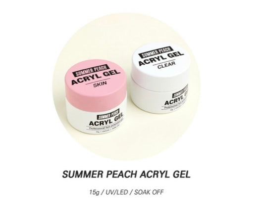 SUMMER PEACH acryl gel - Clear 15g POLYGEL