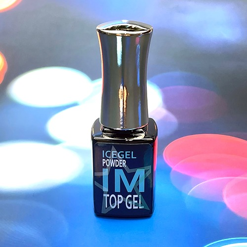ICE GEL powder top gel - no wipe top for chrome/powder nails