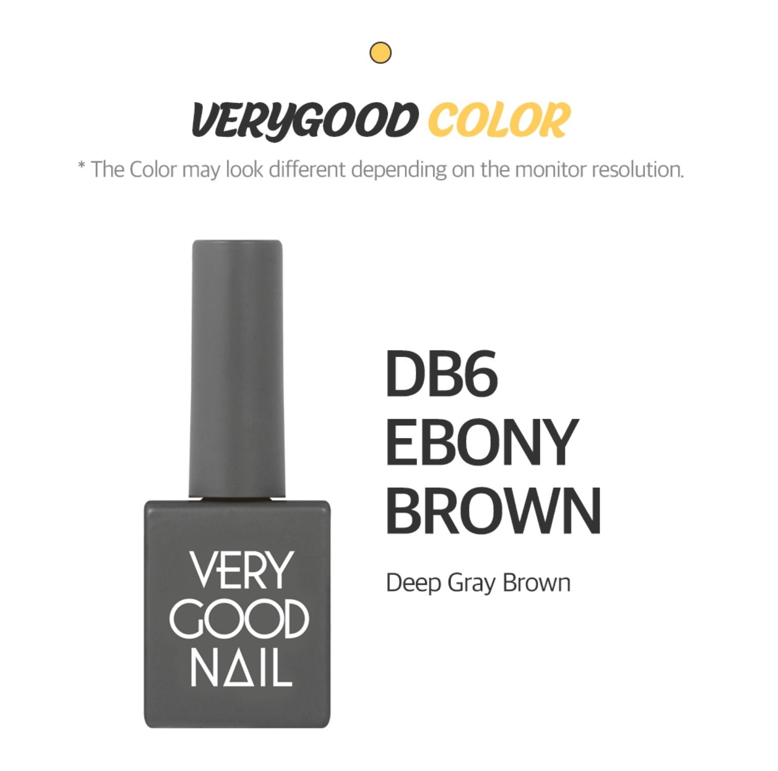 VERY GOOD NAIL DB6 ebony brown